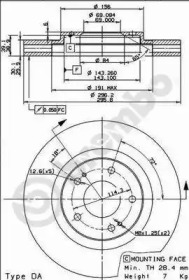 Тормозной диск BRECO BS 8482