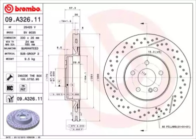 Тормозной диск BRECO BV 9035