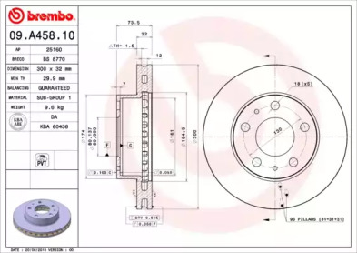 Тормозной диск BRECO BS 8770