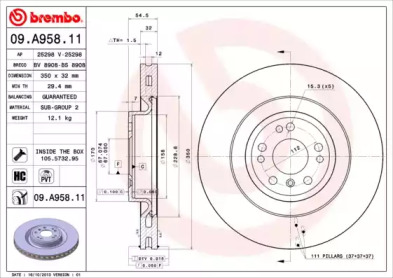 Тормозной диск BRECO BV 8908