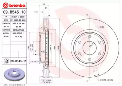 Тормозной диск BRECO BS 8961