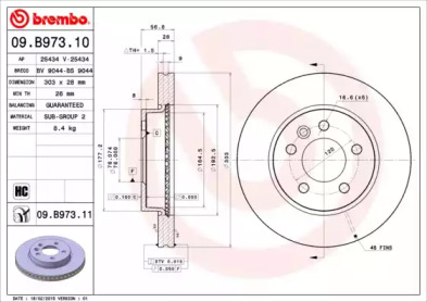 Тормозной диск BRECO BS 9044