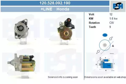 Стартер CV PSH 120.528.092.190