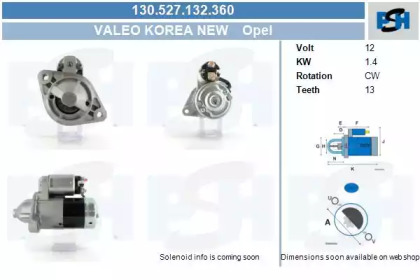 Стартер CV PSH 130.527.132.360