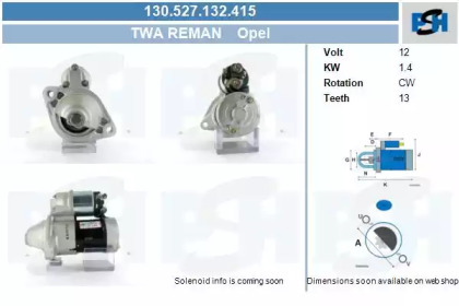 Стартер CV PSH 130.527.132.415
