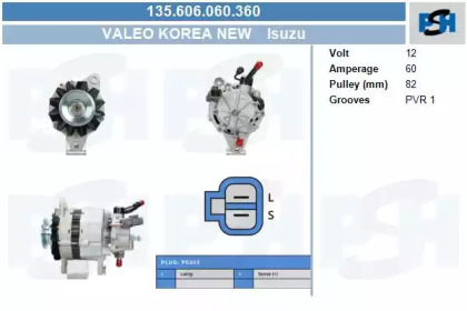 Генератор CV PSH 135.606.060.360