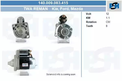Стартер CV PSH 140.009.083.415