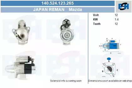 Стартер CV PSH 140.524.123.265