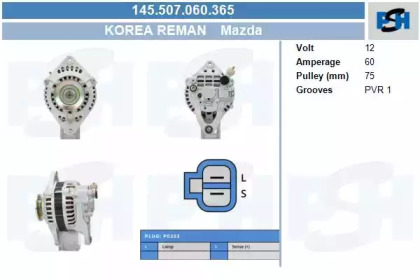 Генератор CV PSH 145.507.060.365