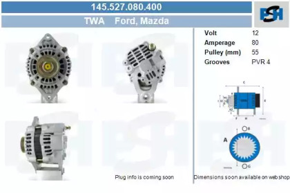 Генератор CV PSH 145.527.080.400