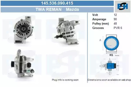 Генератор CV PSH 145.536.090.415