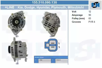 Генератор CV PSH 155.510.090.130