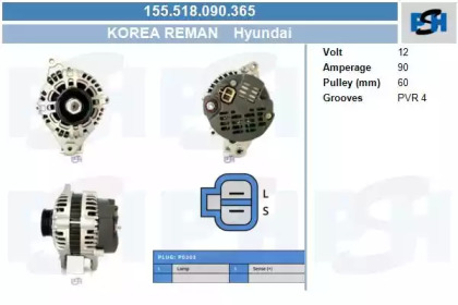 Генератор CV PSH 155.518.090.365