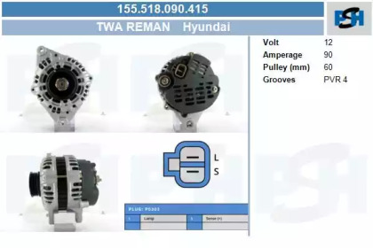 Генератор CV PSH 155.518.090.415