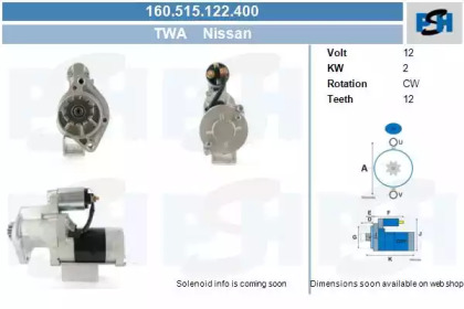 Стартер CV PSH 160.515.122.400