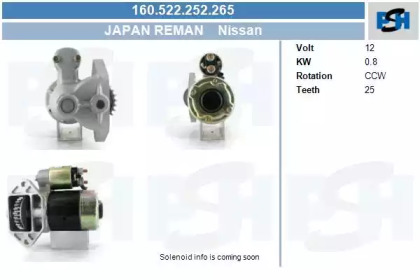 Стартер CV PSH 160.522.252.265