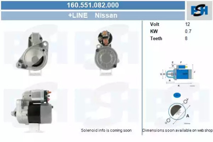 Стартер CV PSH 160.551.082.000