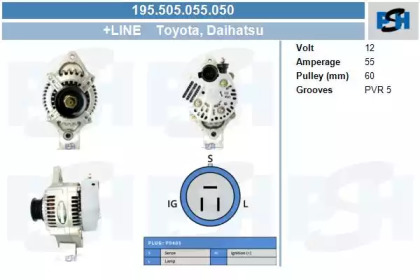 Генератор CV PSH 195.505.055.050