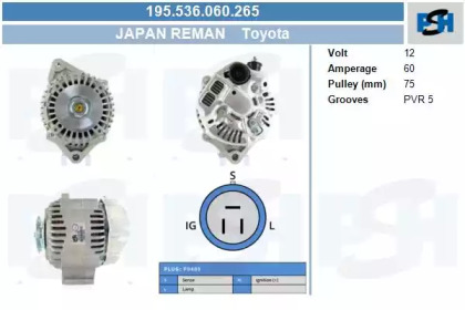 Генератор CV PSH 195.536.060.265