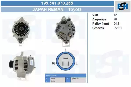 Генератор CV PSH 195.541.070.265