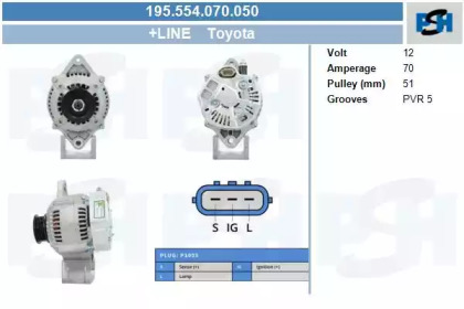 Генератор CV PSH 195.554.070.050