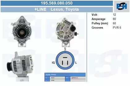 Генератор CV PSH 195.569.080.050