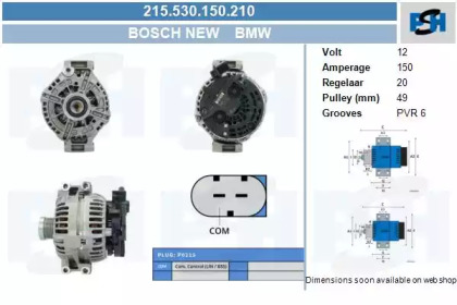 Генератор CV PSH 215.530.150.210