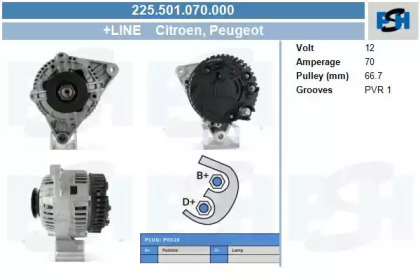 Генератор CV PSH 225.501.070.000