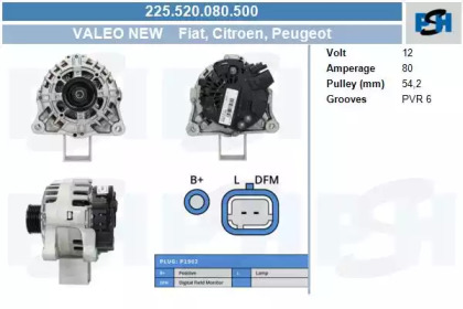 Генератор CV PSH 225.520.080.500