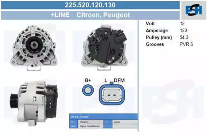 Генератор CV PSH 225.520.120.130