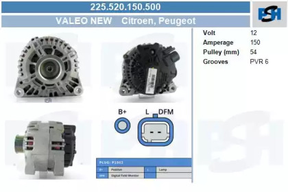 Генератор CV PSH 225.520.150.500