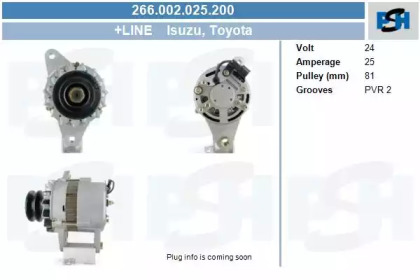 Генератор CV PSH 266.002.025.200