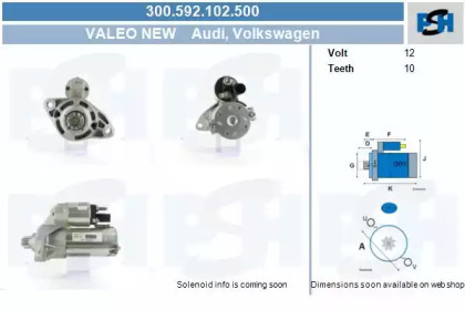 Стартер CV PSH 300.592.102.500