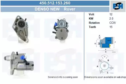 Стартер CV PSH 450.512.153.260