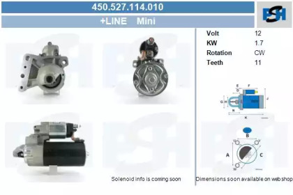 Стартер CV PSH 450.527.114.010