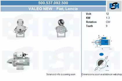 Стартер CV PSH 500.537.092.500