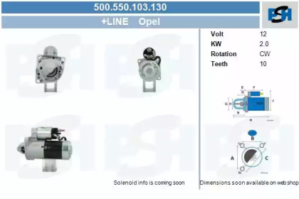 Стартер CV PSH 500.550.103.130