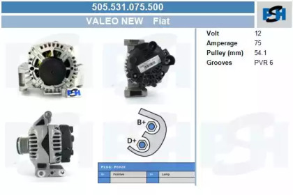 Генератор CV PSH 505.531.075.500