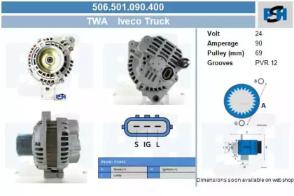 Генератор CV PSH 506.501.090.400