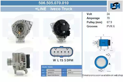 Генератор CV PSH 506.505.070.010