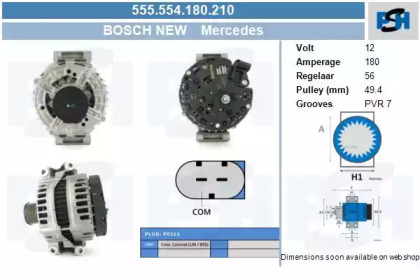 Генератор CV PSH 555.554.180.210