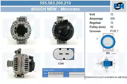 Генератор CV PSH 555.563.200.210