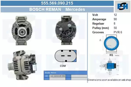 Генератор CV PSH 555.569.090.215