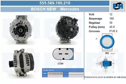 Генератор CV PSH 555.589.180.210