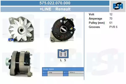 Генератор CV PSH 575.022.070.000