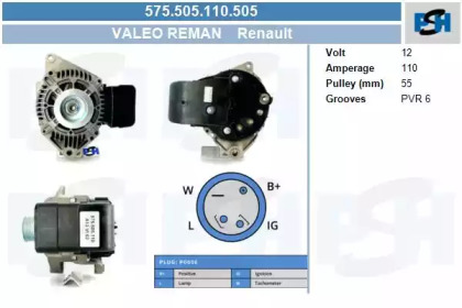 Генератор CV PSH 575.505.110.505