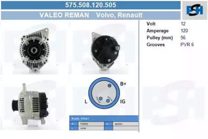 Генератор CV PSH 575.508.120.505