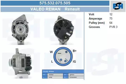 Генератор CV PSH 575.532.075.505