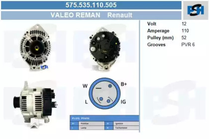 Генератор CV PSH 575.535.110.505