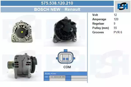 Генератор CV PSH 575.538.120.210